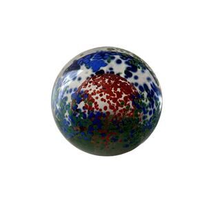 Large Crystal Paperweight Signed "4850 The 1st" Excellent Mint 3.18 lbs Rare